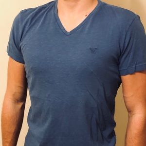 A Blue Medium American Eagle V-Neck OBO!!!!!